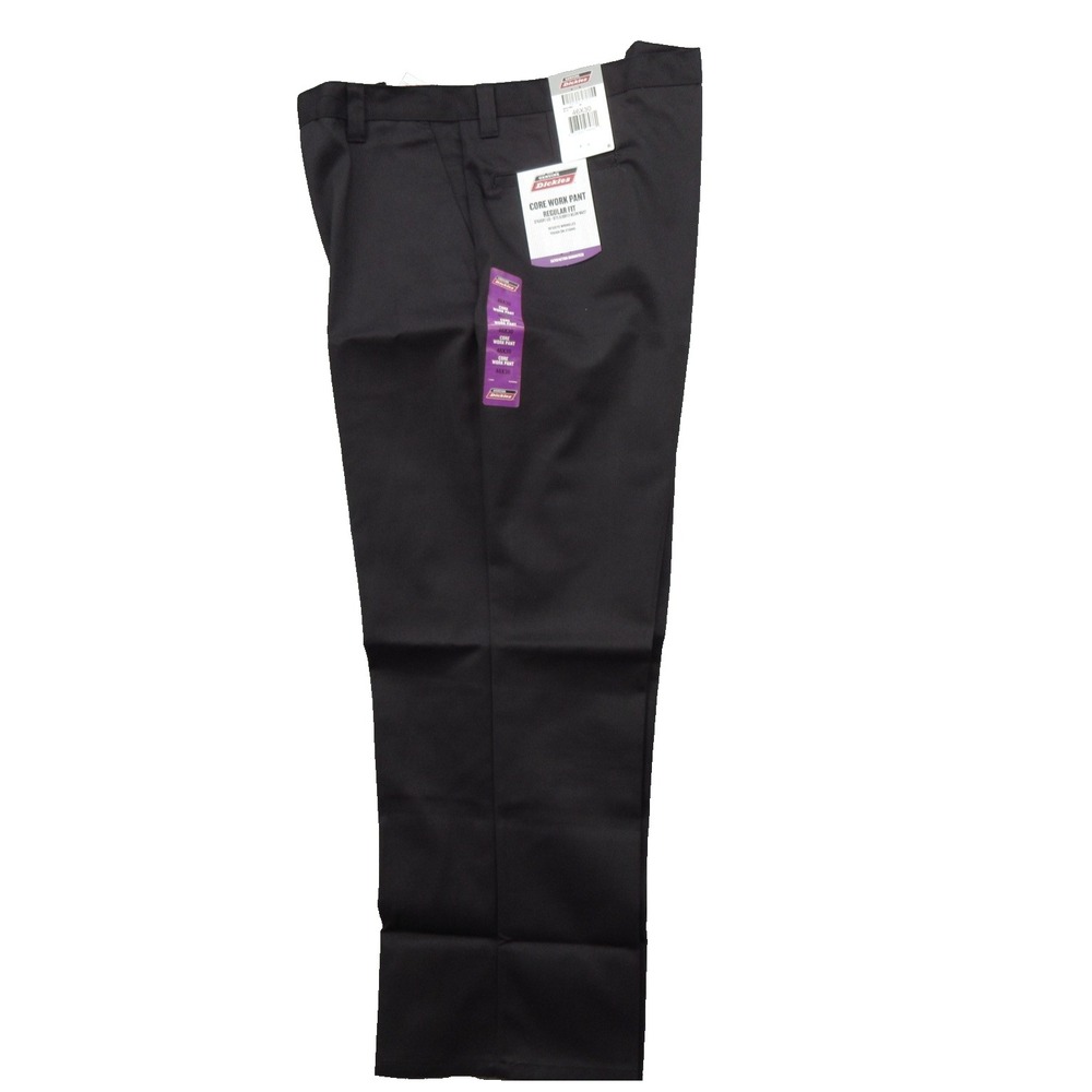 Dickies Core Work Pant Mens 46x30 Black Regular Fit Straight Leg Workwear